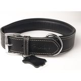 Hakiki Deri Köpek Boyun Tasması S Siyah 2,5X32-41 cm