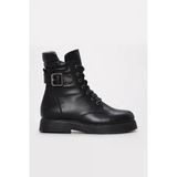 Hakiki Deri Kürklü Kadın Klasik Bot 657Kza2506