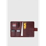 Hakiki Deri Macbook Air Pro 13-14 İnç Organizer Evrak & Laptop & Tablet Çantası Bordo