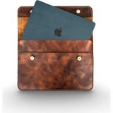 Hakiki Deri Macbook Kılıfı 13-14 İnç – Gerçek Deri Premium Macbook Çantası, Macbook Air, Macbook Pro