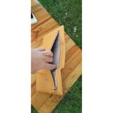 HAKİKİ DERİ PARLAK BAYAN CÜZDAN (HARDAL) MODEL EDO:002-0003