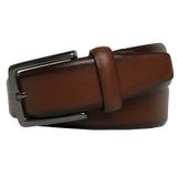 Hakiki Deri Taba Klasik Kumaş Pantolon Kemeri 3.5 Cm