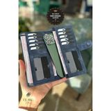 Hakiki Deri Telefon Bölmeli Unisex Cüzdan - 003-Lacivert