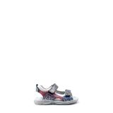 Hakiki Deri Unisex Çocuk Klasik Sandalet 006BA001 Mavi Saten 24