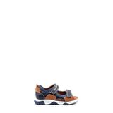 Hakiki Deri Unisex Çocuk Klasik Sandalet 006XCA009 Lacivert Taba 29