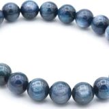 Hakiki Doğal A Kalite Kyanit Taşı Bileklik 8.5 Mm