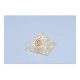 Hakiki Doğal Kristal Kuvars Taşı Orgonit Piramit 33 Gram
