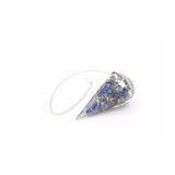 Hakiki Doğal Lapis Lazuli Taşı Orgonit Pandül 1.Kalite