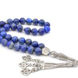 HAKİKİ DOĞAL LAPİS LAZULİ TAŞI TESBİH 1.KALİTE İRİ BOY