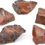 Hakiki Doğal Mahogany Obsidyen Taşı Kaya Parçası