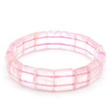 HAKİKİ DOĞAL PEMBE KUVARS BİLEKLİK 1.KALİTE 003