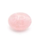 Hakiki Doğal Sabun Şeklinde Pembe Kuvars Masaj Taşı 83 Gram 1.kalite