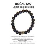 Hakiki Doğal Taş Bileklik - Lapis Taşı (lapis Lazuli)