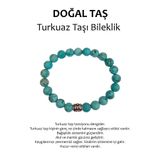 Hakiki Dogal Tas Bileklik - Turkuaz Tasi (Turquoise)