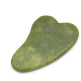 HAKİKİ DOĞAL YEŞİM TAŞI GUA SHA YÜZ BAKIMI 1.KALİTE DOĞAL TAŞ