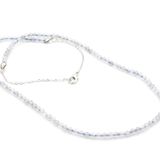Hakiki Faset Kesim Doğal Labradorit Taşı Kolye 1.Kalite