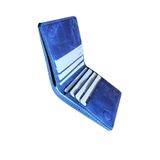 Hakiki Gerçek Deri Cüzdan Para Koyma Bölmeli Kartlık ve Mıknatıs Kapama - Unisex Hakiki Gerçek Deri Cüzdan Para Koyma Bölmeli Kartlık ve Mıknatıs Kapama - Unisex Lacivert