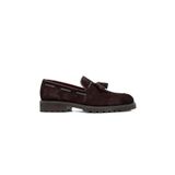 Hakiki Süet Deri EVA Taban Loafer Model Erkek Ayakkabı - 1641 Kahverengi 44