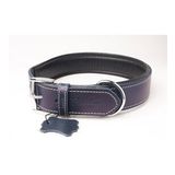 Hakiki Yağlı Deri Köpek Boyun Tasması Xs Lacivert 2X29-37 cm