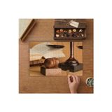 Hakim Tokmağı - Adalet Tasarımı 240 Parça Ahşap Puzzle Ahşap Kutuda MP04975