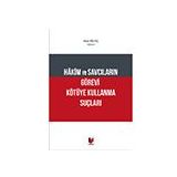 Hakim ve Savcıların Görevi Kötüye Kullanma Suçları - Adalet Yayınevi