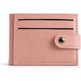 Hakke Kadın Deri Çıtçıtlı Cüzdan - Pembe