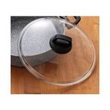 Haktan Tencere Kapağı 24 cm Payrex Cam ve Üst Tepe ile Beraber