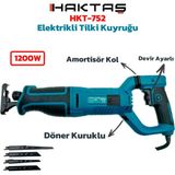 Haktaş 1200W Elektrikli Tilki Kuyruğu Testere – Devir Ayarlı, Amortisör Kollu