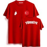 Hakuof Boks Türkiye Tişört - Kırmızı
