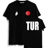 Hakuof Boks Türkiye Tişört - L - Siyah