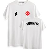 Hakuof Boks Türkiye Tişört - XL - Beyaz