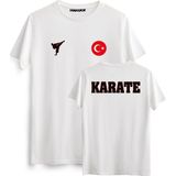 Hakuof Karate Türkiye Tişört - M - Beyaz