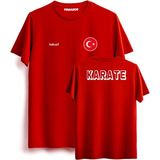 Hakuof Karate Türkiye Tişört - S - Kırmızı
