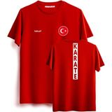 Hakuof Karate Türkiye Tişört - XL - Kırmızı