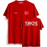 Hakuof Türkiye Judo Team Tişört - L - Kırmızı