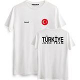 Hakuof Türkiye Judo Team Tişört - S - Beyaz