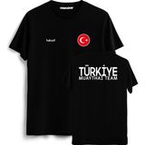 Hakuof Türkiye Muaythai Team Tişört - XL - Siyah