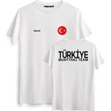 Hakuof Türkiye Muaythai Team Tişört - XS - Beyaz