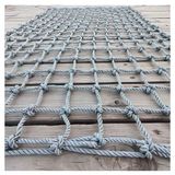 Halat Köprü, Açık Güvenlik Tırmanma Ağı - Çocuklar için Naylon Düşmeye Karşı Genişleme Halatı | Asma Köprüler için Dayanıklı 8mm-10mm Koruyucu Ağ | 1x1m (3,3x3,3 ft)