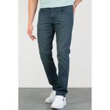 Halat's Erkek Robert Petrol Yeşili Taşlamalı Slim Fit Likralı Jean Kot Pantolon - 31 - 32 - Koyu Yeşil