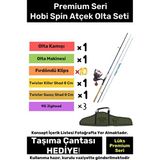 Halbart Premium Viper Spin At Çek Usta Olta Seti Takımı