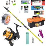 Halbart Shimano Fx 4000 Fc & Bauer Malibu 390 cm 100-200 gr Surf Olta Seti