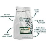 Haldia Coffee Etiyopya Filtre Kahve Blend 250GR. | Orta Kavrum | Yumuşak Gövde, Hafif Tat - Sifon (Syphon) - 250 gr