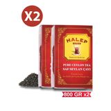 HALEP Ceylon Ithal Sri Lanka Siyah Yaprak Seylan Çayı Tomurcuk Kaçak Çay 800 gr 2 Adet