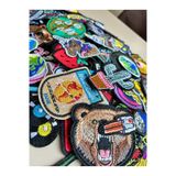 Halfart Karışık Desenli 10 Adet Ütü İle Yapışan Yama Arma Patch Seti Çok Renkli
