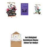 Halfeti’nin Siyah Gülü + Everest Açıkhava 15 - Nazlı Eray: Ömür Uzatma Kahvehanesi Seçme Öyküler + Yıldızlar Mektup Yazar + Okuma Sticker'ları - 1047.6000000000001