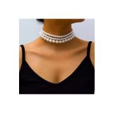 HALHALMILL Cam Inci 3’lü Set Choker Kolye