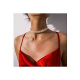 HALHALMILL Cam Inci Trend Choker Tasma Kolye