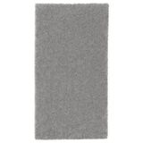 Halı 80x150 Cm IKEA Gri Renk Parlak Tüy Yıkanmaz Modern Halı