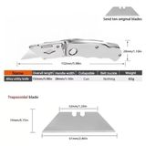 Halı Maket Bıçağı Midastech - Çok Renkli